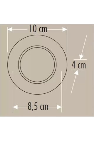 Cata Ct-5258 Zebra Led Armatür 6w 3 Renk 10 Lu Paket