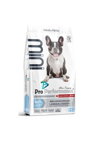 Pro Performance Kuzulu Ve Yaban Mersinli Mini Irk Kısırlaştırılmış Yetişkin Köpek Kuru Maması 7 KG