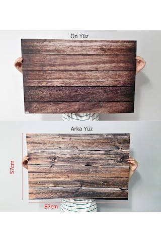 Ürün , Yemek , Reklam Vb. Çekimleri İçin 57x87cm Çift Taraflı Backdrop Fotograf Zemini Fonu No.57
