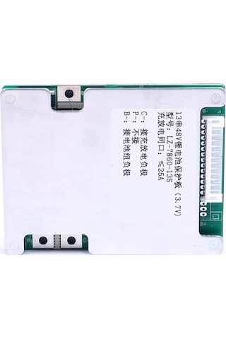 13s 48v 30a Lityum Pil Batarya Bms Kartı