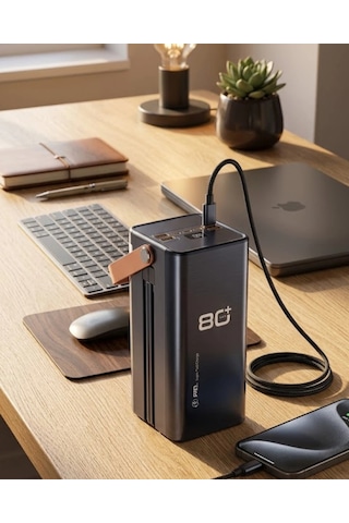 Yüksek Kapasiteli Powerbank 80000 Mah Hızlı Şarj Özellikli Çok Portlu Taşınabilir Şarj Cihazı Çok Renkli