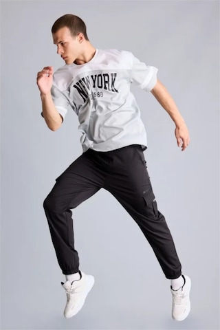 Defacto Standart Fıt Elastik Bel Dokuma Siyah Jogger H8609ax26spbk81 Siyah-bk81