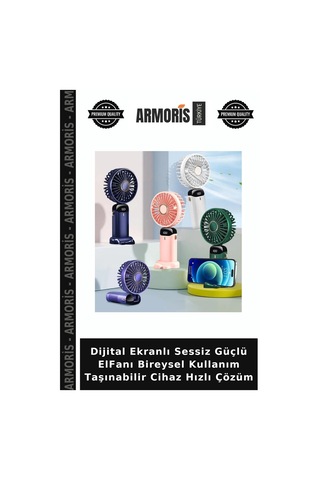 Dijital Ekranlı Sessiz Güçlü Elfanı Bireysel Kullanım Taşınabilir Cihaz Hızlı Çözüm