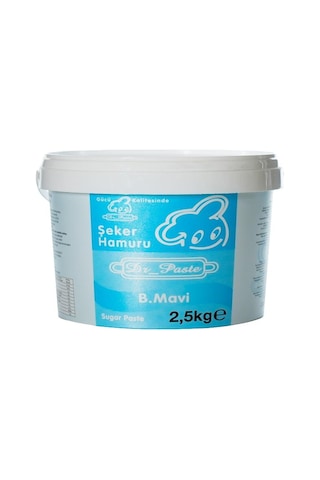 Dr Paste Şeker Hamuru 2,5 Kg - Bebek Mavi