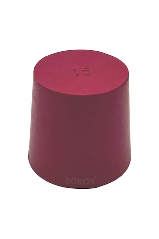 Borox Kauçuk Tıpa No.15 38 x 42 x 40.5 MM NS40/38 5 Adet