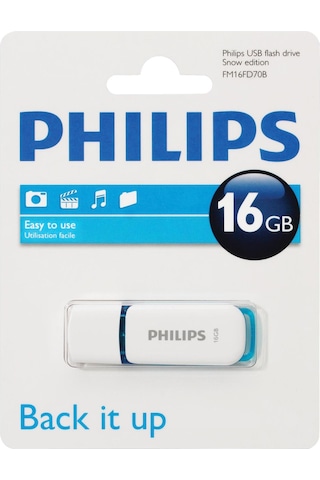 Philips FM16FD70B-97 Snow 16 GB Usb 2.0 Flash Bellek