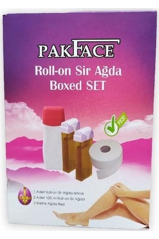 Pakface Roll-On Sir Ağda Isıtıcılı Set