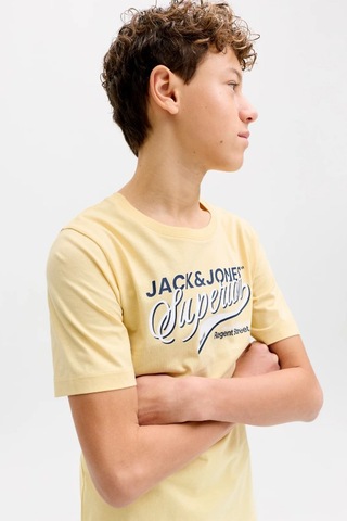 Jack & Jones Jjelogo Çocuk Tişört SARI