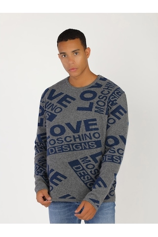 Moschino Yeni Moschıno Erkek Kazak (386794937) Beyaz