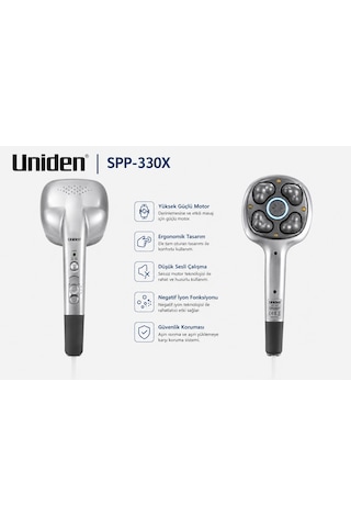 Uniden Spp-330x Dört Başlı Masaj Aleti Yüksek Güçlü Motor