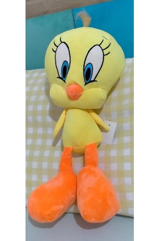 Tweety Peluş Oyun Arkadaşı Uyku Arkadaşı Peluş Oyuncak45 Cm Sarı