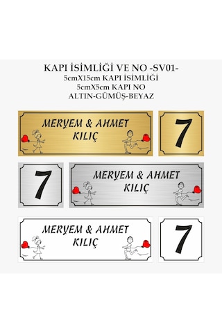 Kapı Isimliği Ve No -Sv01- Kapı Isimliği Ve No -Sv01-