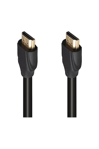 Fully G-507k Plastik Düz Siyah 25 Metre Gold Poşetli Hdmı Kablo 4434