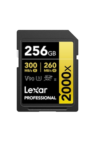 Kart 256 Gb 205 Mb S'ye Kadar Okuma 140mb S Yazma Sdxc Uhs-ı Hafıza Kartı Sınıf 10 U3 V30 Profesyonel Fotoğrafçıl