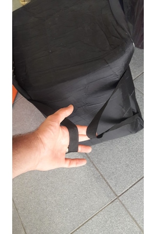 Cajon Kılıfı Tam Boy Fermuarlı Parlak Paraşüt Kumaş Standart Boy