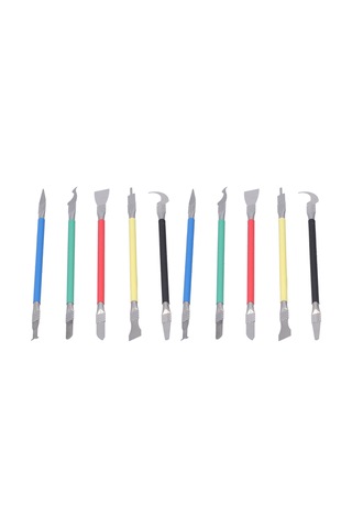 Fosenze Te-018 Sk5 Çelik 5'li Tamir Seti - Cpu Nand Bga Çıkarıcı, Çip Tamiri, Macun Temizleme, Anakart Aracı 2 Paket