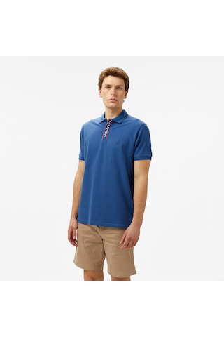 Nautica Erkek Mavi Classic Fit Polo Düz K55306t Mavi