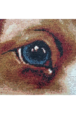 K35-Dokuma Goblen Kırlent Kılıfı