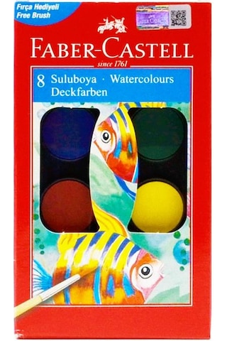Faber-castell Suluboya 8 Renk