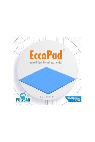 Pullsar Eccopad Thermal Pad 100 x 100 x 0.5 MM 3.0 W/M x K
