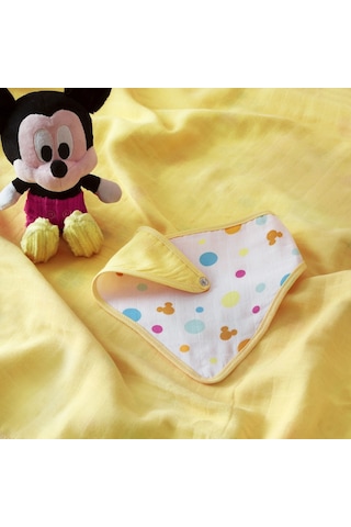 Disney Mickey Pamuk Müslin Bandana Çok Renkli