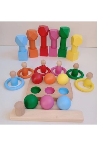 Montessori Eşleştirme Seti 6 Takım