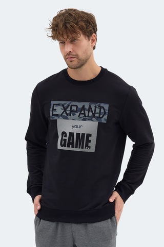 Slazenger Rubıo 2 Li Set Erkek Sweatshırt Siyah - Lacivert