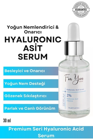 Yoğun Nemlendirici & Onarıcı Bakım Serumu Hyaluronic Asit Allontoin Serum 30 Ml