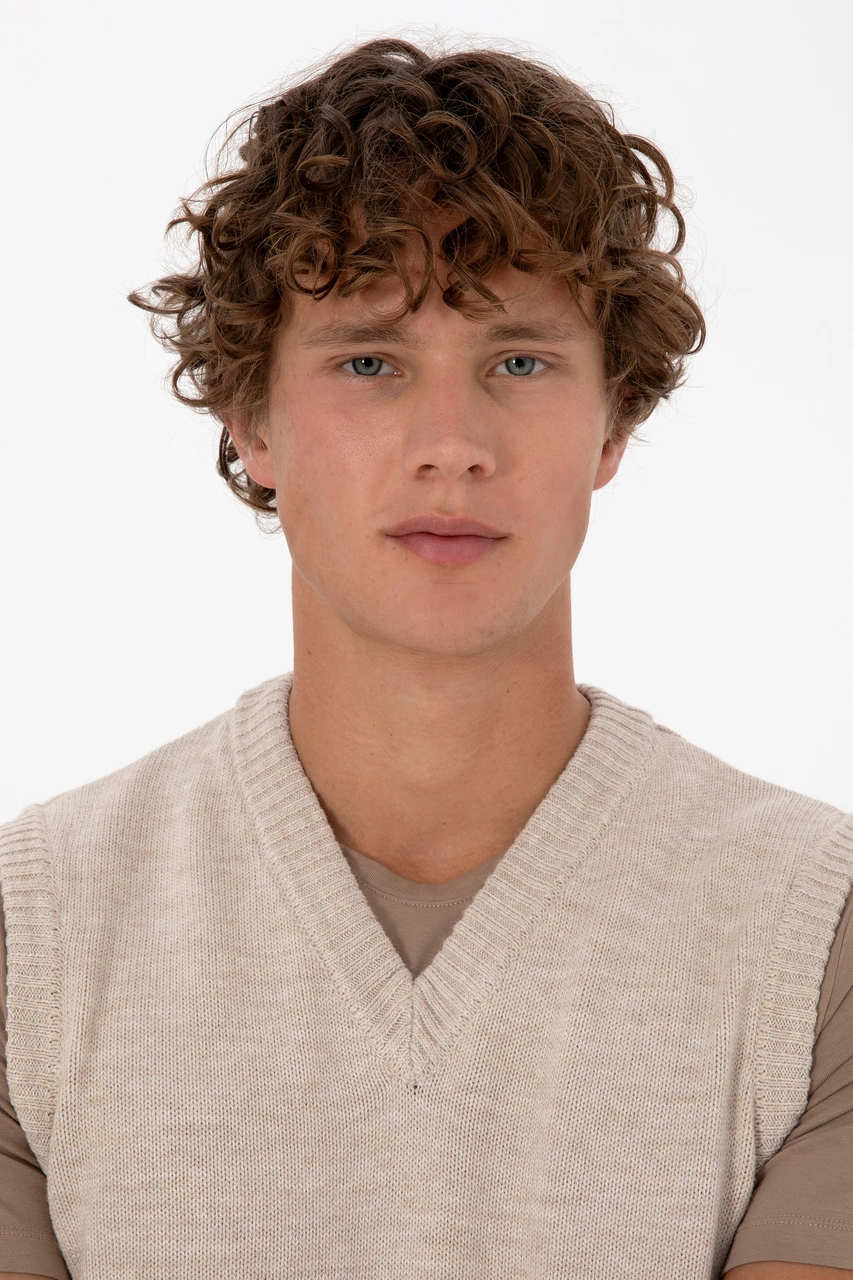 U.s. Polo Assn. Erkek Koyu Bej Süveter 50318158-vr088 Koyu Bej