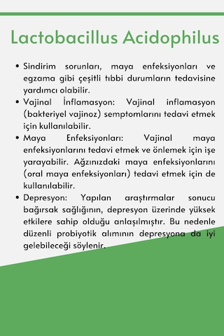Microbiome Lactobacillus Acidophilus 30 Kapsül