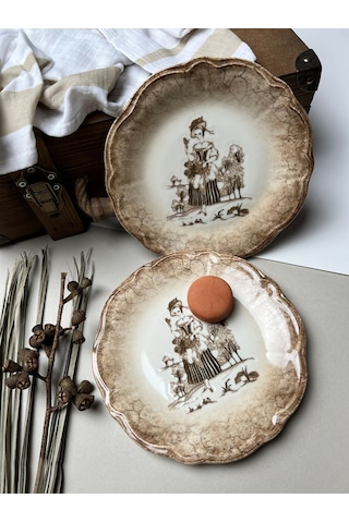 Porser Fulya Ella Pasta Takımı 22cm 6 Kişilik 6 Parça Fly6ptprs10 Çok Renkli