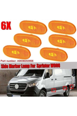 Sprinter W906 2006-2018 İçin 6x Araç Yan İşaret Lambası