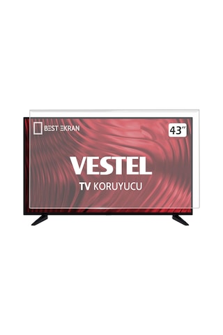 Bestekran Vestel Uyumlu 43U9500 TV EKRAN KORUYUCU - 43" inç 108 Ekran Koruyucu