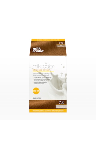 Milk Shake Milk Color Eko Kit Saç Boyası Orta Kumral Dore - 7.3