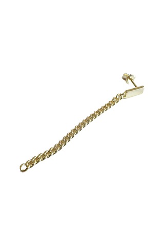 Masaliko Sallantılı 2 Yönlü Kullanılabilen Gümüş Küpe Ms3198, 925 Ayar Gümüş Altın