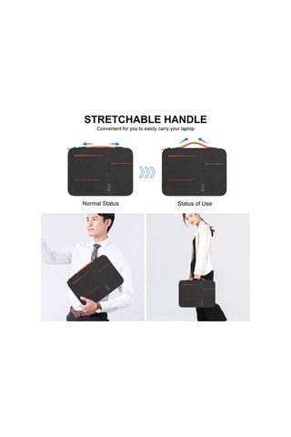 Didadodo 14 Su Geçirmez Çok Katmanlı Koruma İş Dizüstü Çantası - Pu Sap Küçük Boy Laptop Çantası Laptop Çantası