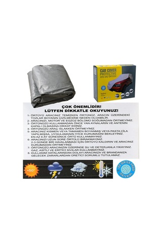Guard Vw Golf 4 Hb Branda 1998-2004 / 4 Mevsim Miflonlu 4,10 Mt Genis 1,72 Mt Yüksek 1,45 Mt