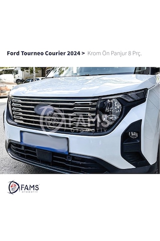 Ford Tourneo Courier Krom Ön Panjur 8 Parça 2024 Üzeri P.çelik