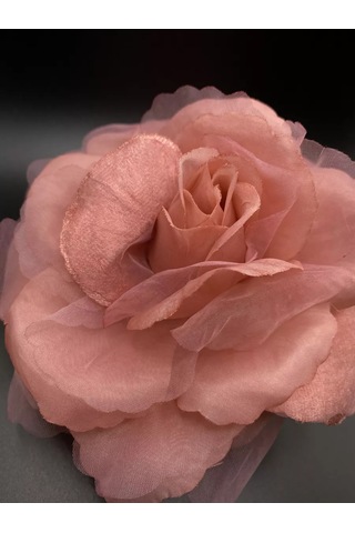 Amely Rid Orta Boy Gül Broş Ve Toka 189684308 Pembe