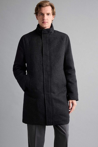 Defacto Regular Fit Dik Yaka Cepli Fermuarlı Astarlı Kaşe Parka F0753ax25wnar167 Antrasit-ar167