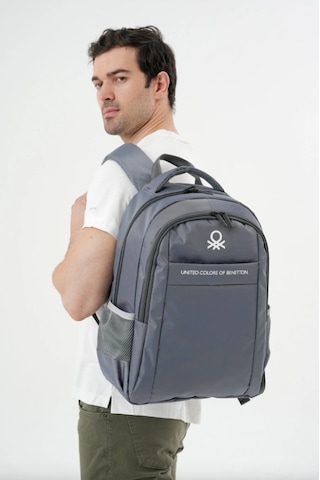 United Colors Of Benetton Unisex Sırt Çantası 20972 Gri