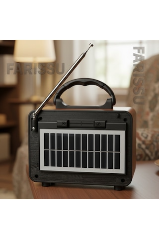 Everton Rt-735 Retro Tasarım Güneş Enerjili Bluetooth Usb/tf Mp3 Fm/am/sw Radyo