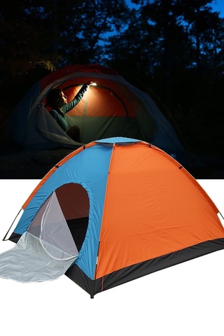 8 Kişilik Manuel Kolay Kurulum Kamp Çadırı Su Geçirmez Çadır Tatil Outdoor Çadır 220x300x170 Çok Renkli