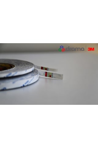 3m 9448 A - Şeffaf Çift Taraflı Bant 5 MM x 50m