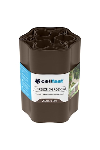 Cellfast Bahçe Çim Kenarı 25 Cm 9 M Kahverengi