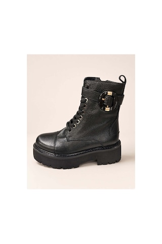37brandshoes Siyah Hakiki Deri Platform Postal Siyah Siyah 37brandshoes Siyah Hakiki Deri Platform Postal Siyah Siyah