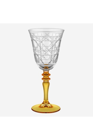 Sarı Cam Kadeh 270 Ml