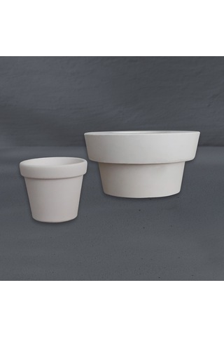 Minik Saksı Alçı Kalıbı Minik Saksı Sanatsal Seri