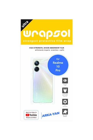 Realme 10 Pro Arka Ve Yan Kaplama Tam Kapatan Poliüretan Film