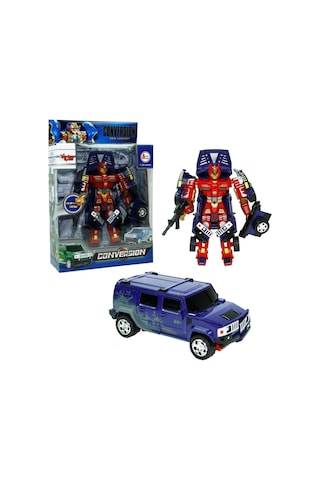 Transformers Conversion Dönüşebilen Robot Araba Mavi